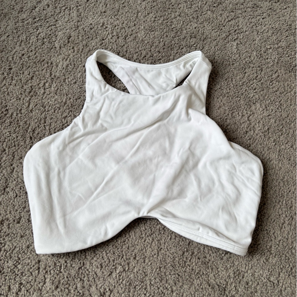 BuffBunny White Sports Bra